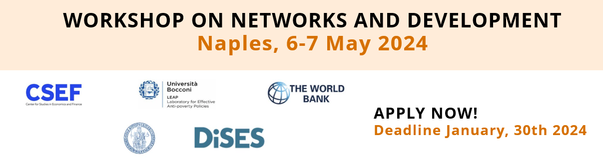 Workshop on Networks and Development