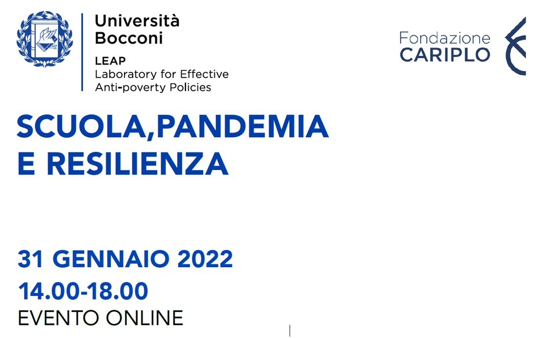 Scuola pandemia e resilienza 31 gennaio 2022, 14:00 - 18:00