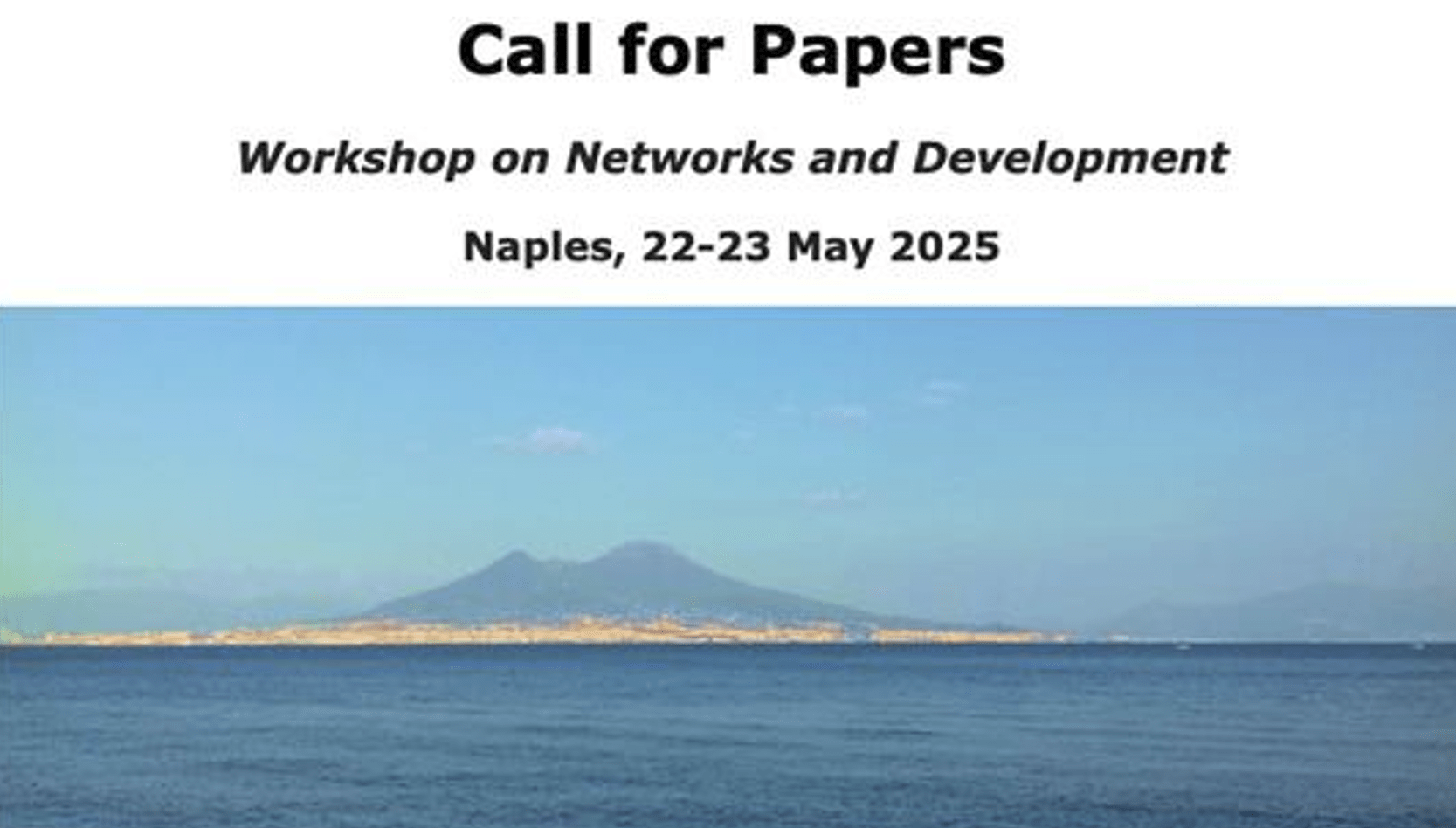 Workshop on Networks and Development in Naples